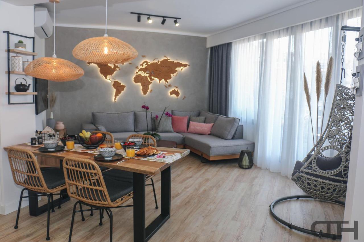 Luxury 80M2 Apartment With Balcony Downtown Tesalonika Bagian luar foto