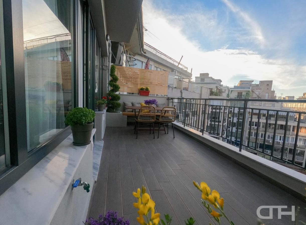 Luxury 80M2 Apartment With Balcony Downtown Tesalonika Bagian luar foto