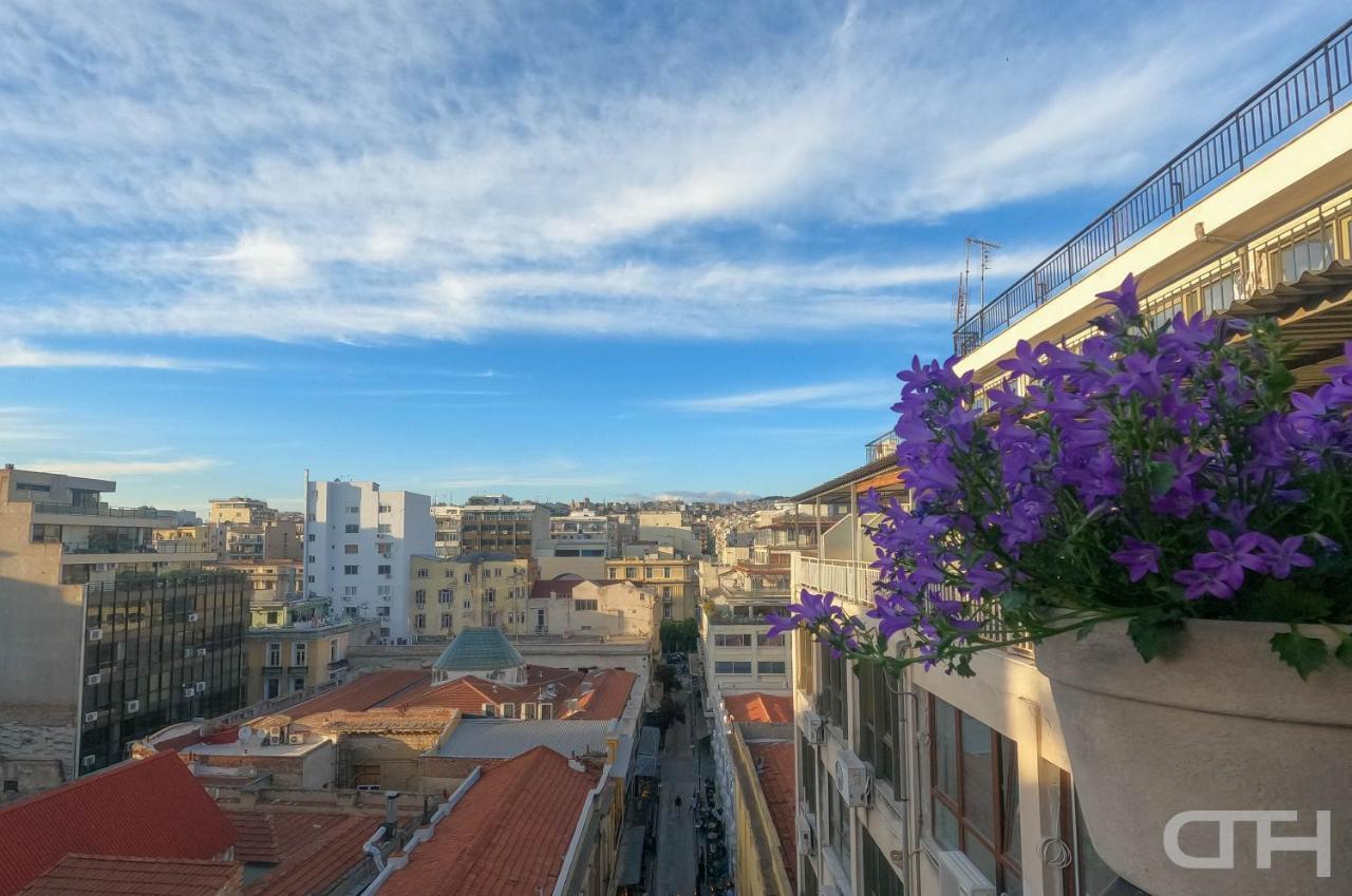 Luxury 80M2 Apartment With Balcony Downtown Tesalonika Bagian luar foto