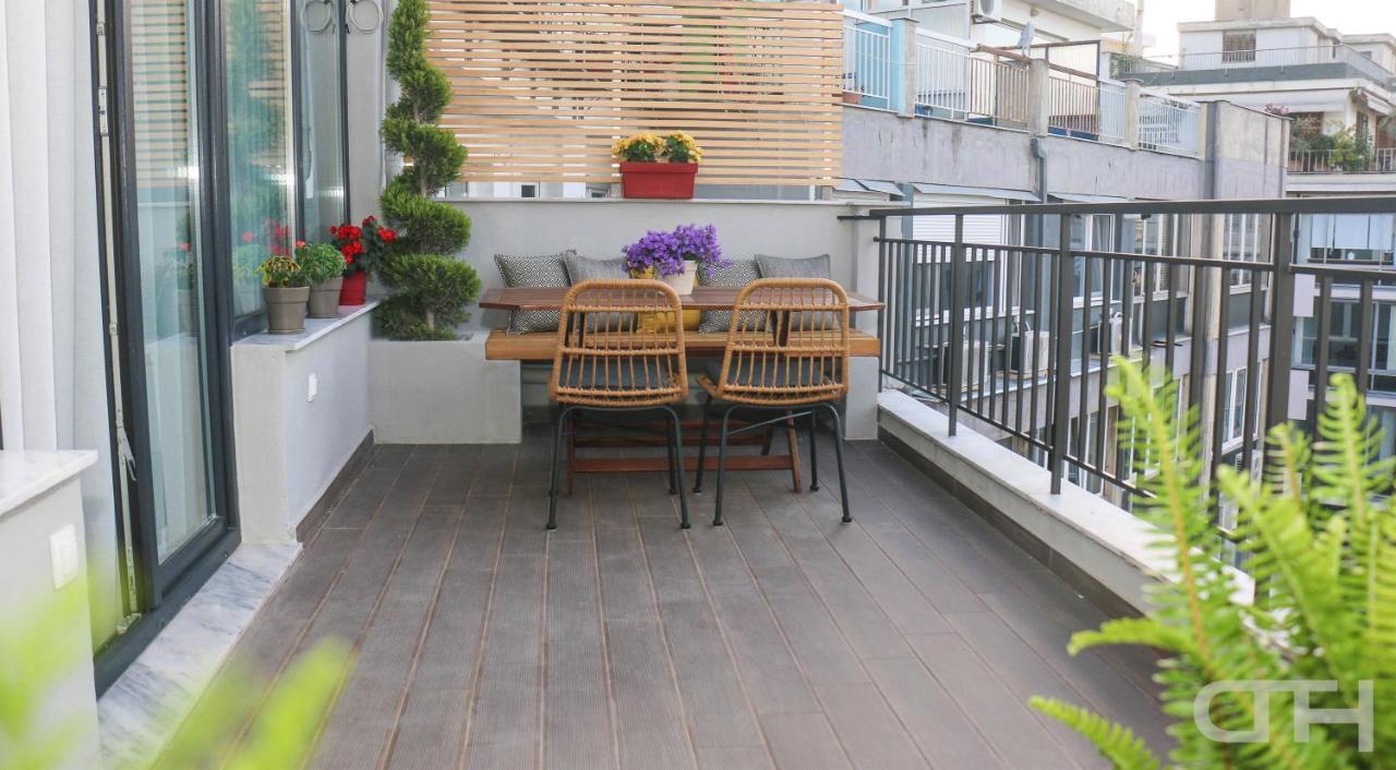 Luxury 80M2 Apartment With Balcony Downtown Tesalonika Bagian luar foto
