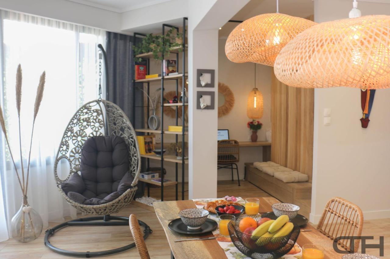 Luxury 80M2 Apartment With Balcony Downtown Tesalonika Bagian luar foto