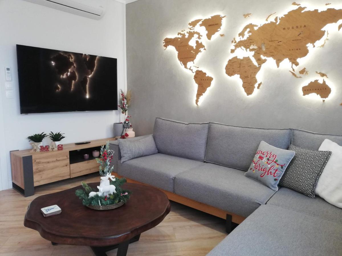 Luxury 80M2 Apartment With Balcony Downtown Tesalonika Bagian luar foto