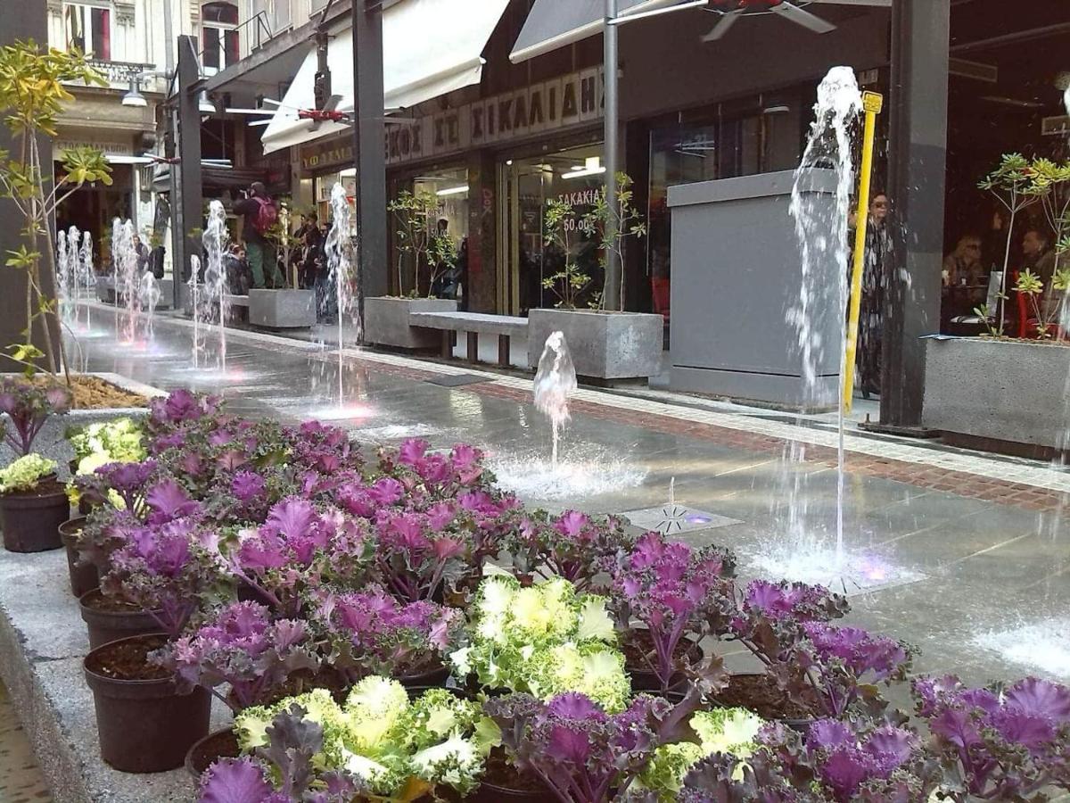 Luxury 80M2 Apartment With Balcony Downtown Tesalonika Bagian luar foto