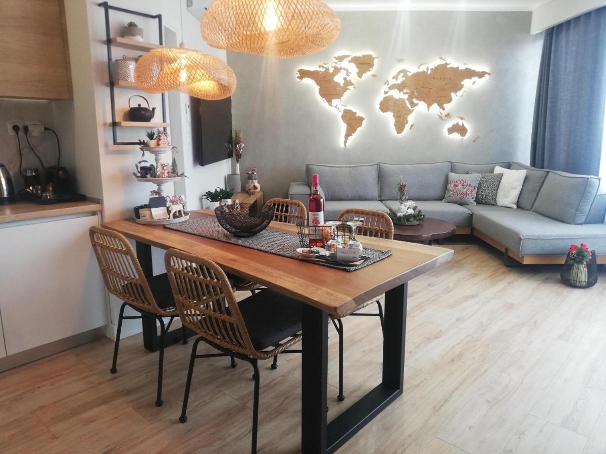 Luxury 80M2 Apartment With Balcony Downtown Tesalonika Bagian luar foto